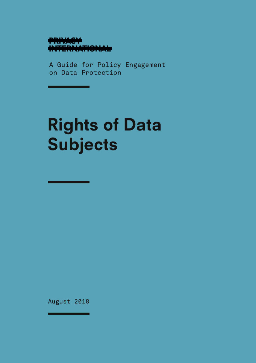 Part 4 rights of data subjects pi